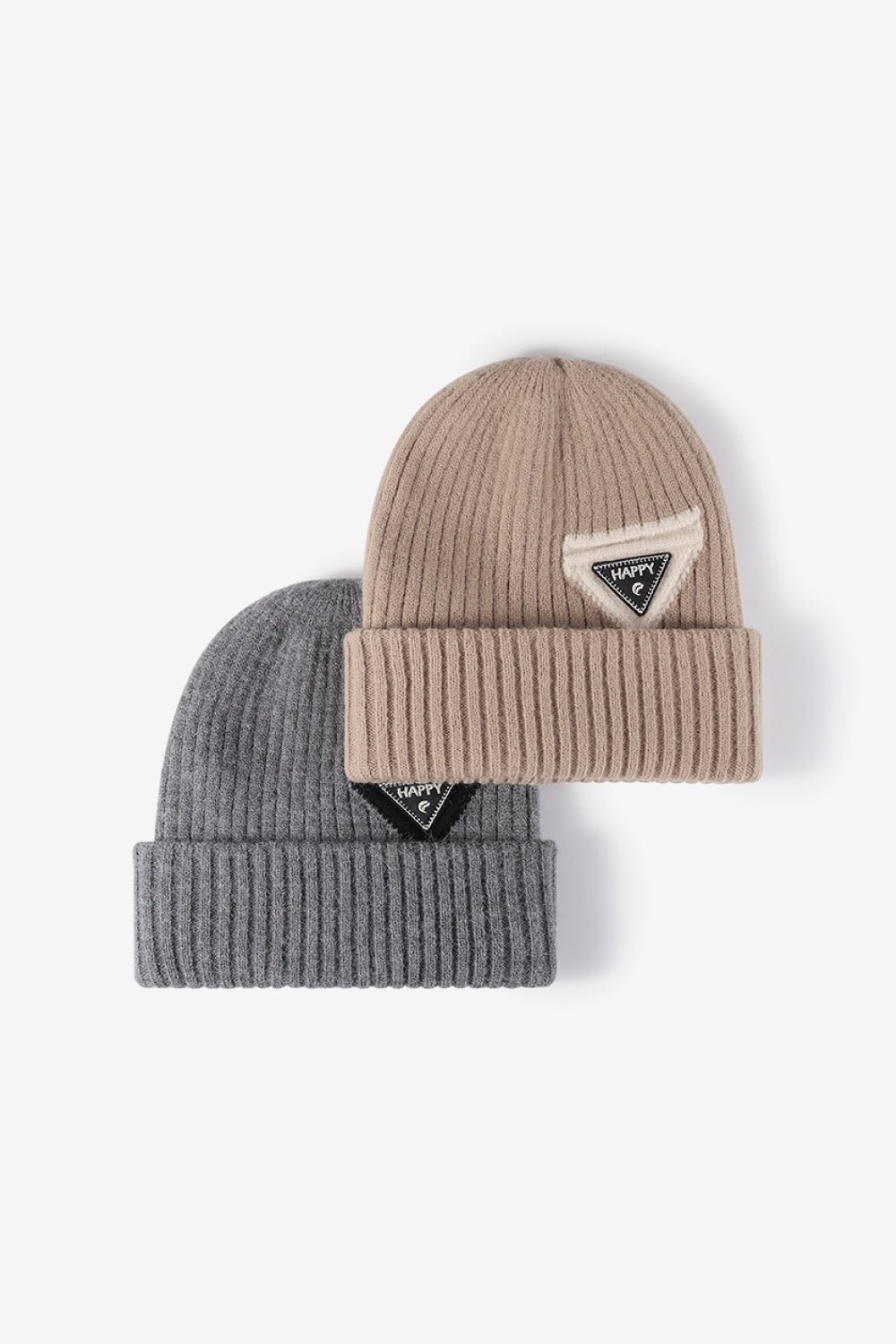 HAPPY Contrast Beanie