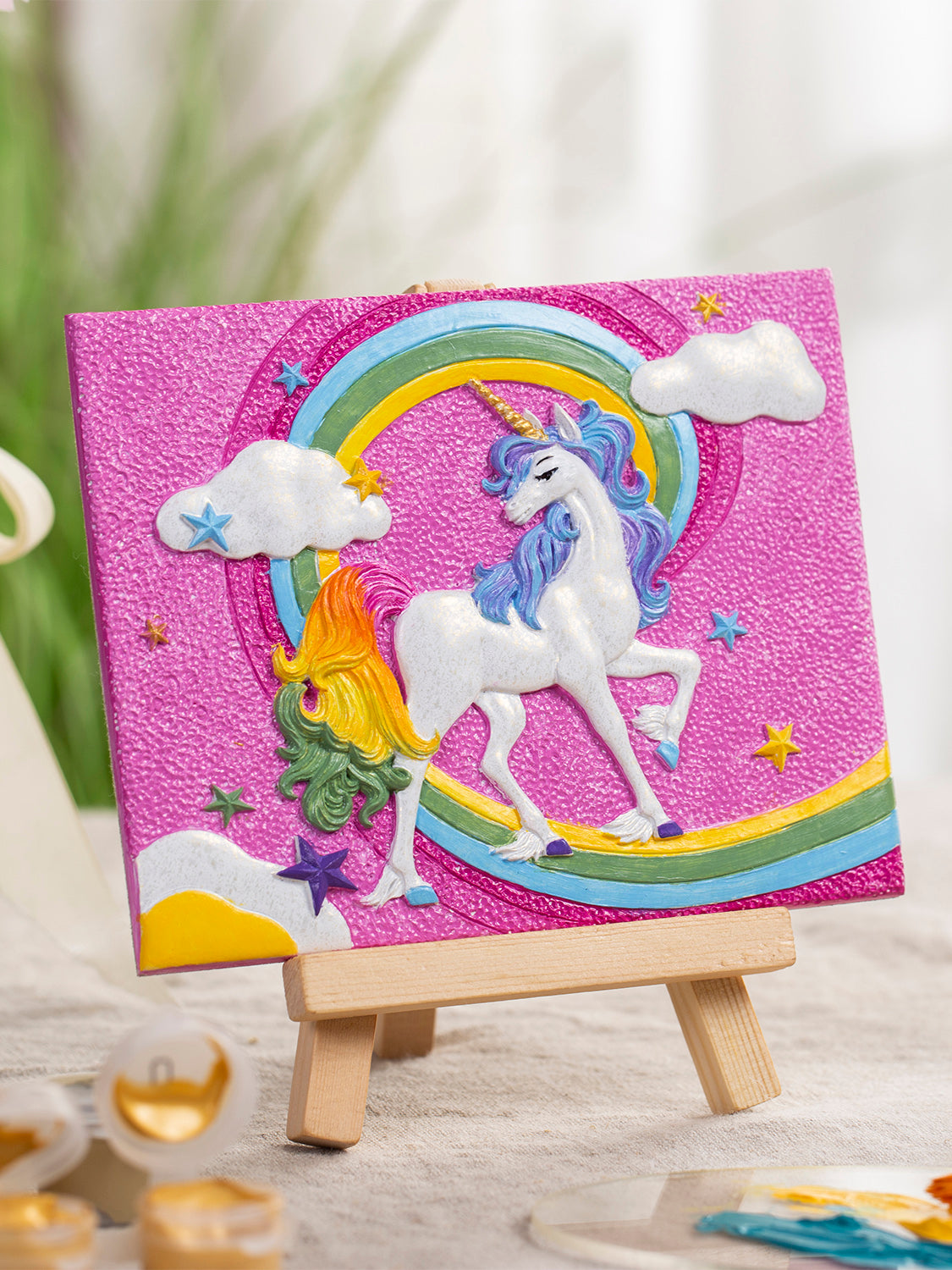 Relief Unicorn DIY 3D Oil Painting Kit