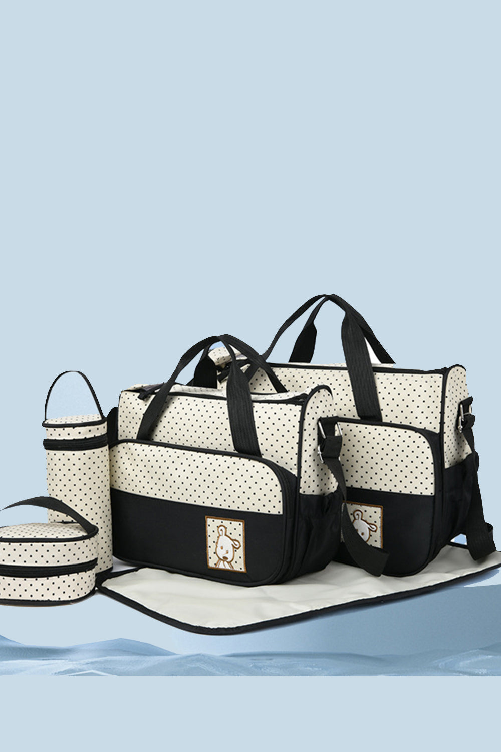 Oxford Cloth Contrast 4 Piece Bag Set