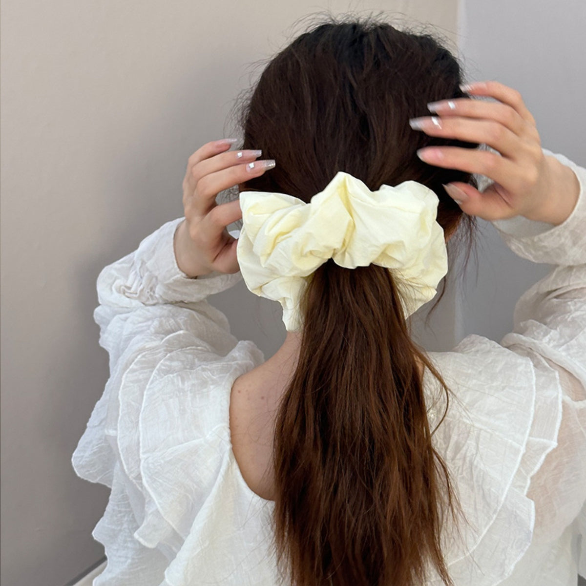 Ruched Elastic Hair Scrunchy